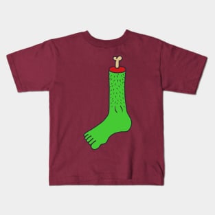 Green Stump (leg) Kids T-Shirt